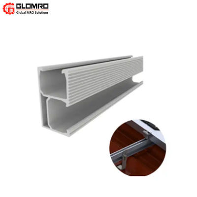 Ground Roof Solar Panel Aluminium Rail For Solar Panel Mounting